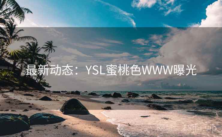 最新动态:YSL蜜桃色WWW曝光 最新动态:YSL蜜桃色WWW曝光