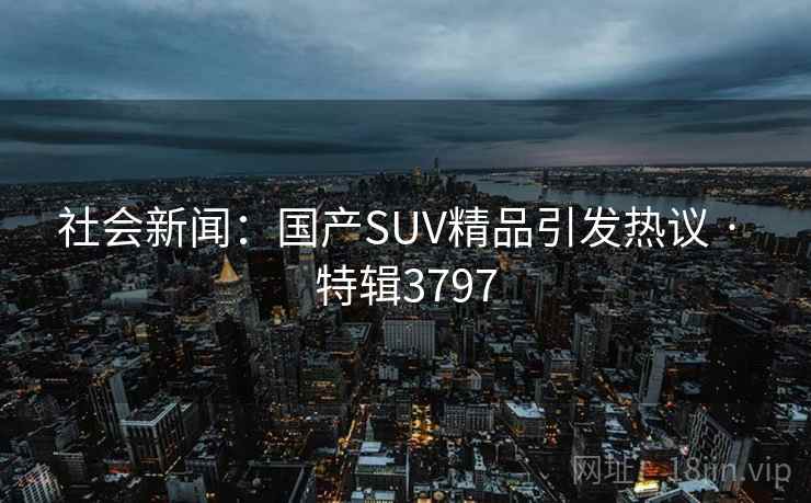 社会新闻：国产SUV精品引发热议 · 特辑3797