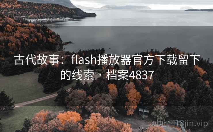 古代故事：flash播放器官方下载留下的线索 · 档案4837